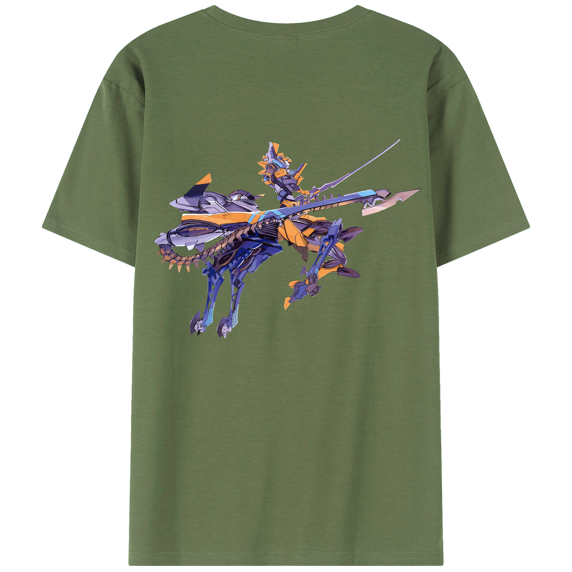 （画像用） EVA 新世紀エヴァンゲリオン 綿100％ メンズ半袖Tシャツ（バックプリント） 通気性